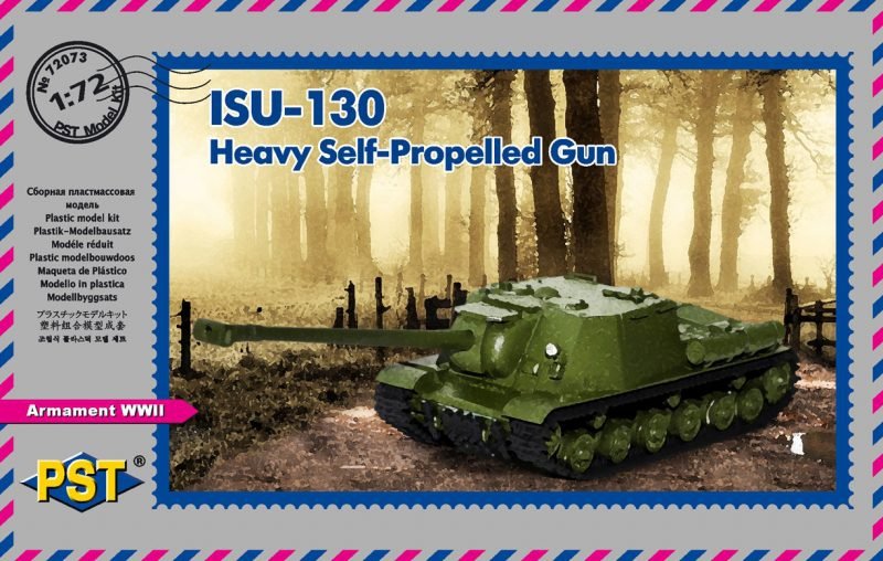 PST 72073 ISU-130 Canon automoteur lourd 1/72
