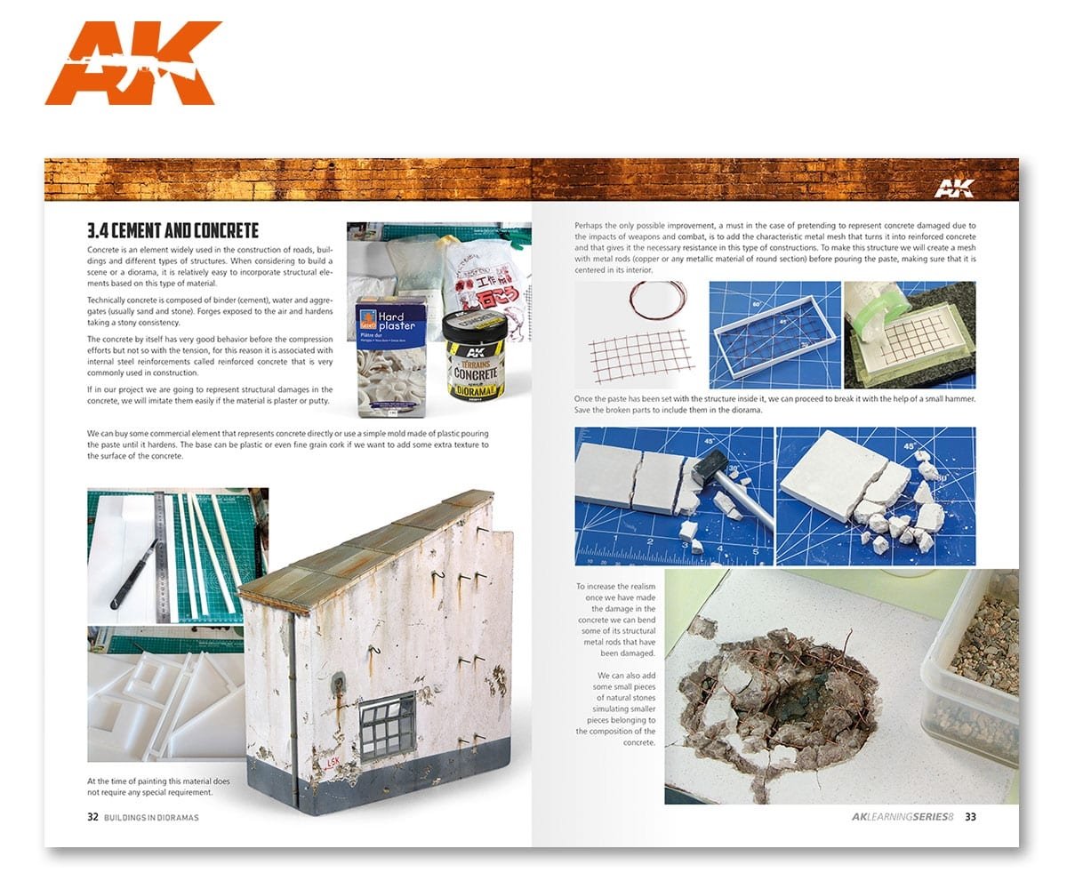 AK Interactive AK256 AK LEARNING 09 : LE GUIDE ULTIME POUR CRÉER DES BÂTIMENTS DANS DES DIORAMAS (Anglais)  – imagen 3