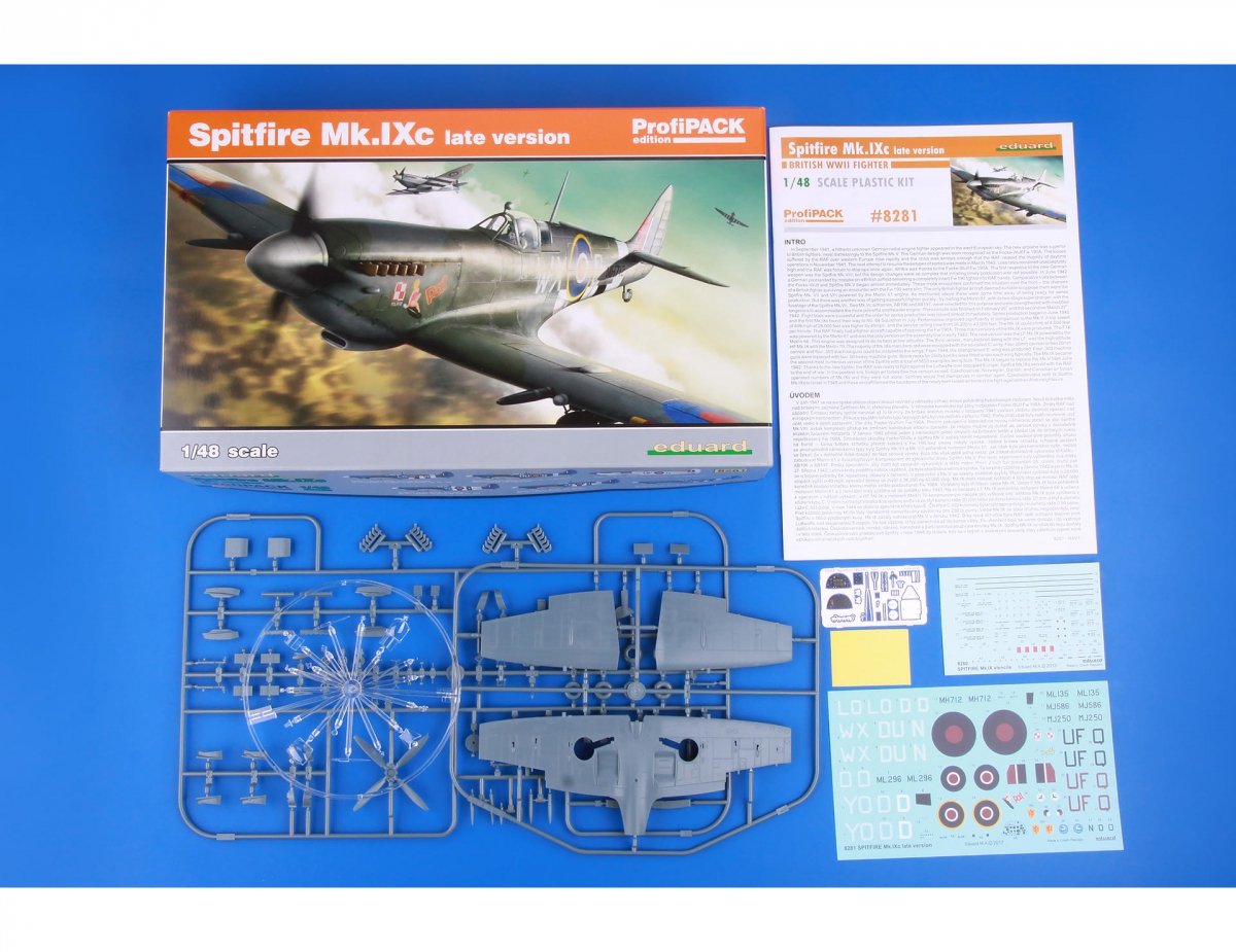 Eduard 8281 Spitfire Mk. IXc version tardive 1/48 – imagen 2
