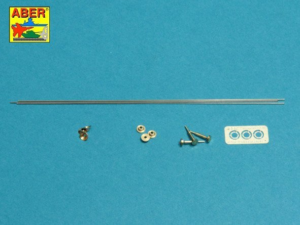 Ensemble d'antennes Aber R-43 R-113 pour chars russes tels que : T-54 ; T-55 et autres AVF (1/35)