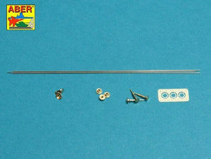 Ensemble d&amp;#39;antennes Aber R-43 R-113 pour chars russes tels que : T-54 ; T-55 et autres AVF (1/35)