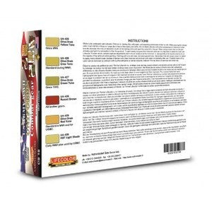 Coffret de peinture acrylique Lifecolor CS18 « Uniformes américains » (2 pots de 6 x 22 ml)  – image 2