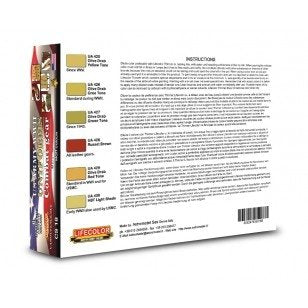 Coffret de peinture acrylique Lifecolor CS18 « Uniformes américains » (2 pots de 6 x 22 ml)  – image 2