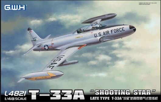 Great Wall Hobby L4821 T-33A Shooting Star Type tardif T-33 1/48