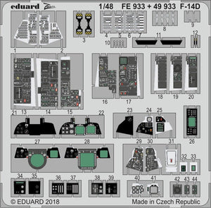 Eduard FE933 F-14D 1/48