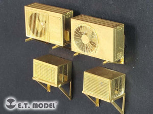 E.T. Model EA35-122 Civilian air conditioner external unit 1/35