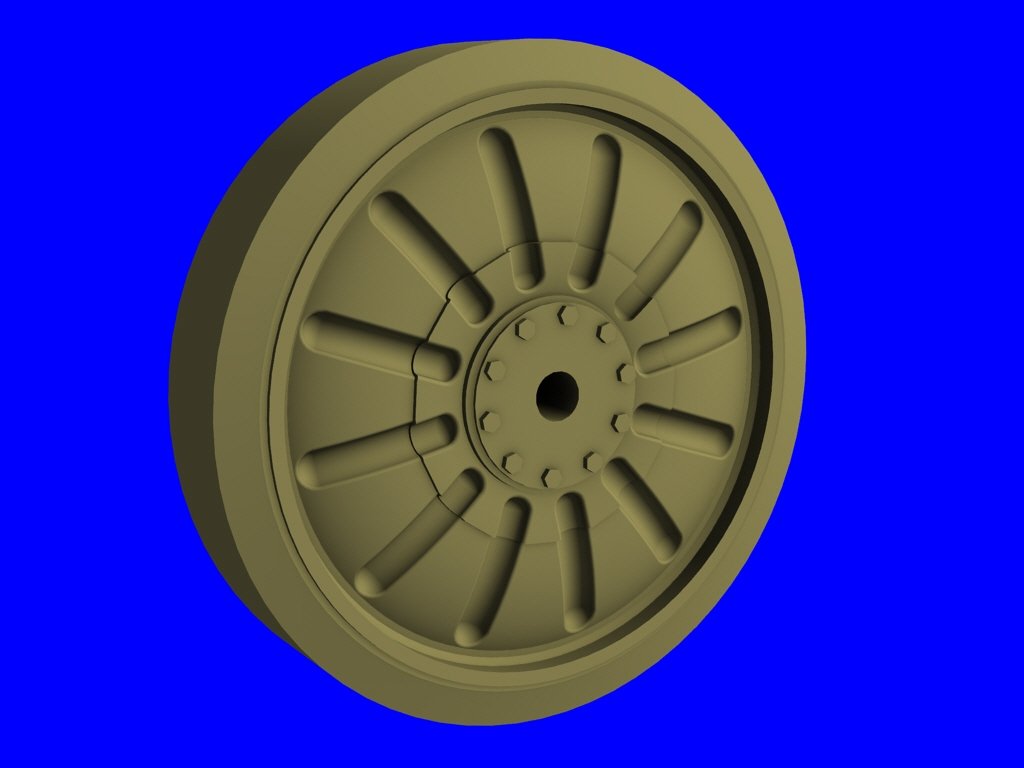 Roues de route Panzer Art RE35-197 pour SAM-6 et ZSU-23-4 1/35 – immagine 2