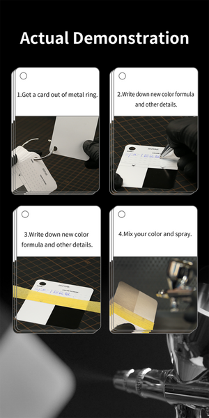 Outil porte-clés modèle de carte de test de couleur DSPIAE CC-01 – immagine 9