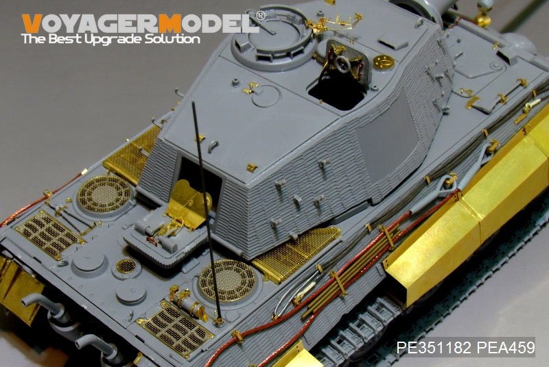 Maquette Voyager PE351182 Char King Tiger allemand de la Seconde Guerre mondiale (tourelle Hensehel) (pour kit DRAGON/ZVEZDA) 1/35 – Bild 6