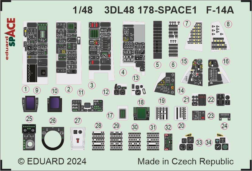 Eduard 3DL48178 F-14A SPACE GREAT WALL HOBBY 1/48  – Bild 4