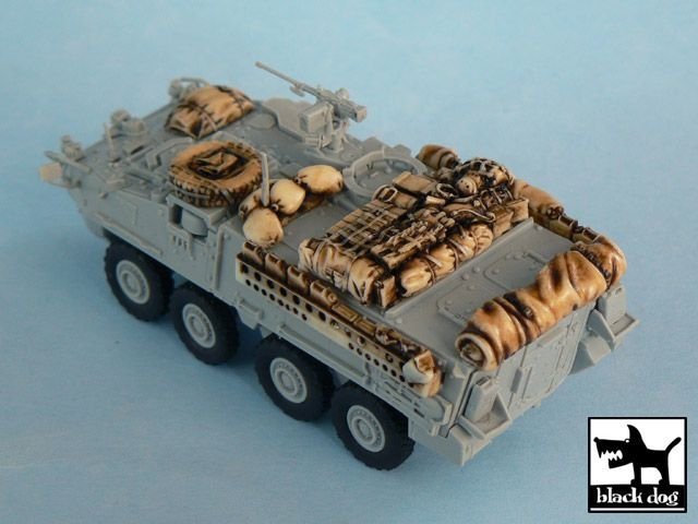 Black Dog T72002 M1126 STRYKER Guerre d&amp;#39;Irak pour Trumpeter 07255 1/72 – immagine 3