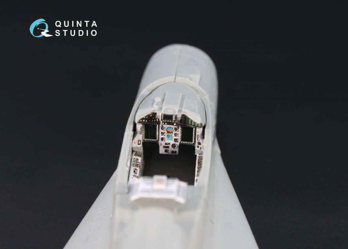 Intérieur imprimé en 3D et coloré sur papier décalcomanie Quinta Studio QD72003 MiG-29 SMT (pour kit Zvezda 7309) 1/72 – image 3