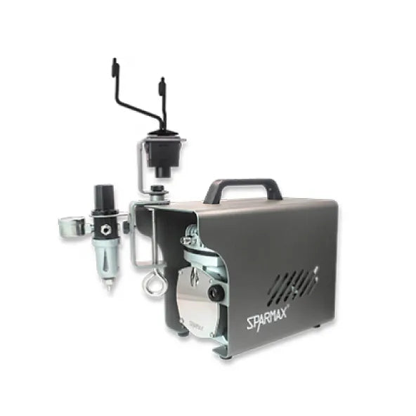 Compresseur d&amp;#39;air Sparmax AC501XZ Zeta Mini avec support Smart Stop et tuyau de 2 m