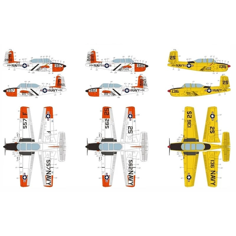 Maquette Academy 12361 USN T-34B Mentor « VT-5 Training Air Wing » au 1/48 – image 5