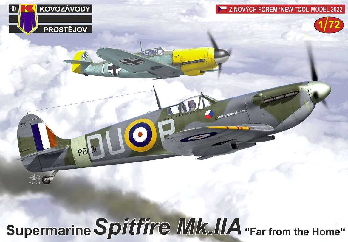 Kovozavody Prostejov KPM0304 Spitfire Mk.IIa « Loin de chez soi » 1/72