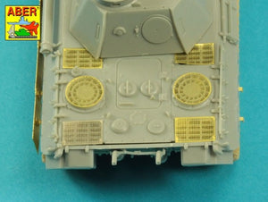 Aber 72A16 Siatki do niemieckiego czołgu Panther, Ausf.A/D / PzKpfw. V, Ausf.A/D, Panther - Grilles 1/72 – zdjęcie 4