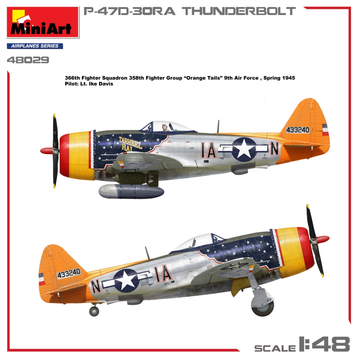 MiniArt 48029 P-47D-30RA THUNDERBOLT - Kit avancé 1/48 – imagen 2