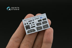 Quinta Studio QD24006 Nissan Skyline GT-R R32 3D-Printed &amp;amp; coloured Interior on decal paper (Tamiya) 1/24 – zdjęcie 3