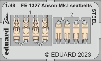 Eduard FE1327 Anson Mk. et ceintures de sécurité STEEL AIRFIX 1/48