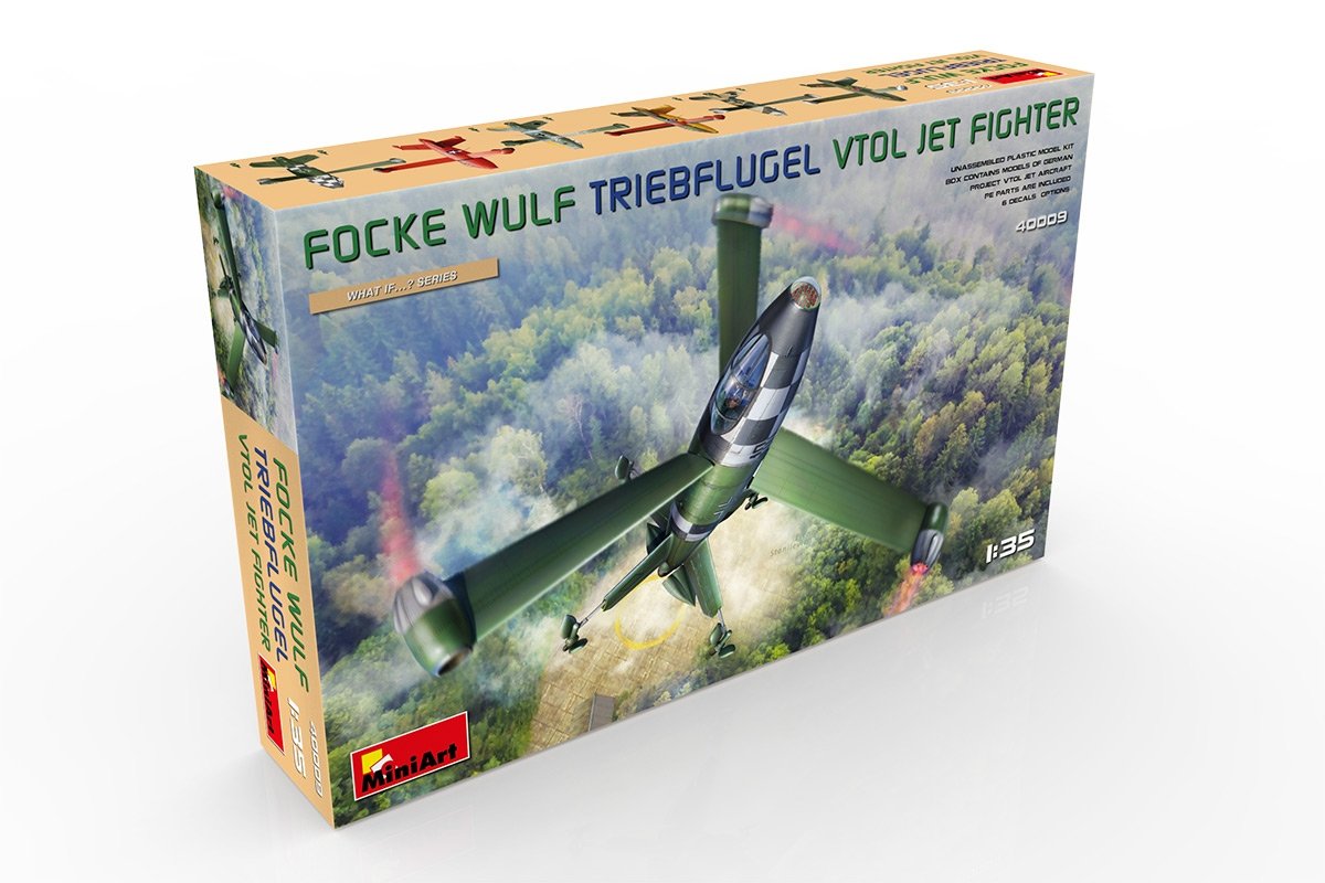 MiniArt 40009 Focke Wulf Triebflugel (VTOL) chasseur à réaction 1/35  – immagine 4