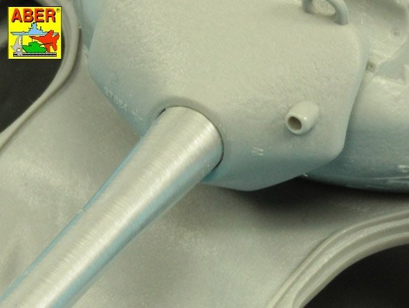 Aber 35L-284 Canon de 90 mm M-36 avec frein cylindrique pour char américain M47 Patton sans couvre-mantelure Takom/Italeri 1/35 – image 11