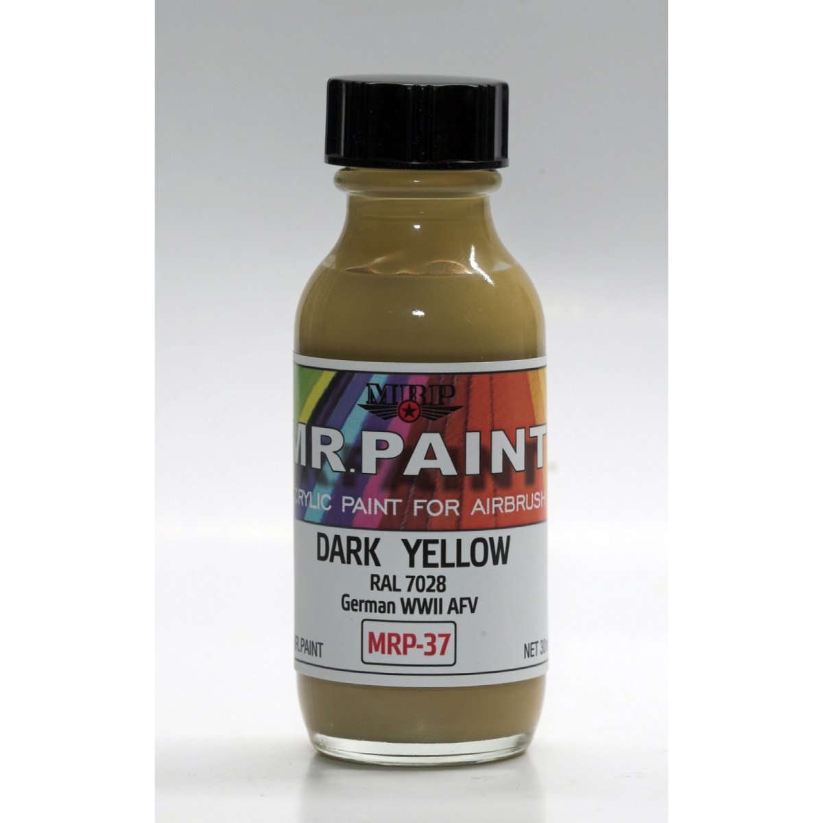 Peinture MR. Paint MRP-037 Jaune foncé RAL 7028 Véhicule blindé allemand de la Seconde Guerre mondiale 30 ml – immagine 2