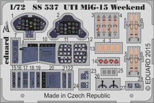 Eduard SS537 UTI MIG-15 Week-end 1/72 EDUARD