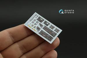 Intérieur imprimé en 3D et coloré sur papier décalcomanie Quinta Studio QD32130 TF-104G (Italeri) 1/32  – image 6