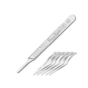 Modelcraft PKN9220 Manche de scalpel n° 4 et lames n° 26 x 5