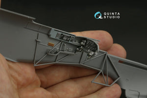 Intérieur imprimé en 3D et coloré sur papier décalcomanie (ICM) pour le Yak-9 T/K de Quinta Studio QD32159, échelle 1/32  – image 4