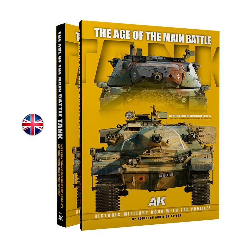 AK Interactive AK130014 L'ÈRE DU CHAR DE COMBAT PRINCIPAL - Anglais 