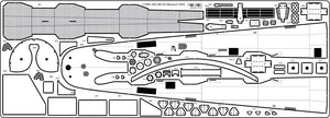 Pontos 23005F1 USS BB-61 Iowa 1944 Ensemble de détails (Pont en bois teinté bleu 20B) (1/200)  – image 21