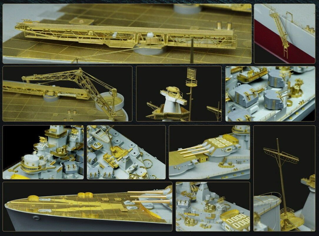 Flyhawk FH350125 USS Alabama BB-60 (pour Trumpeter 05307) 1/350 – image 3