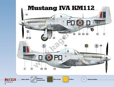 Kagero KD48003 Mustangs over Europe Part 1 Nos. 303 &amp;amp; 309 Squadrons 1/48 – zdjęcie 5