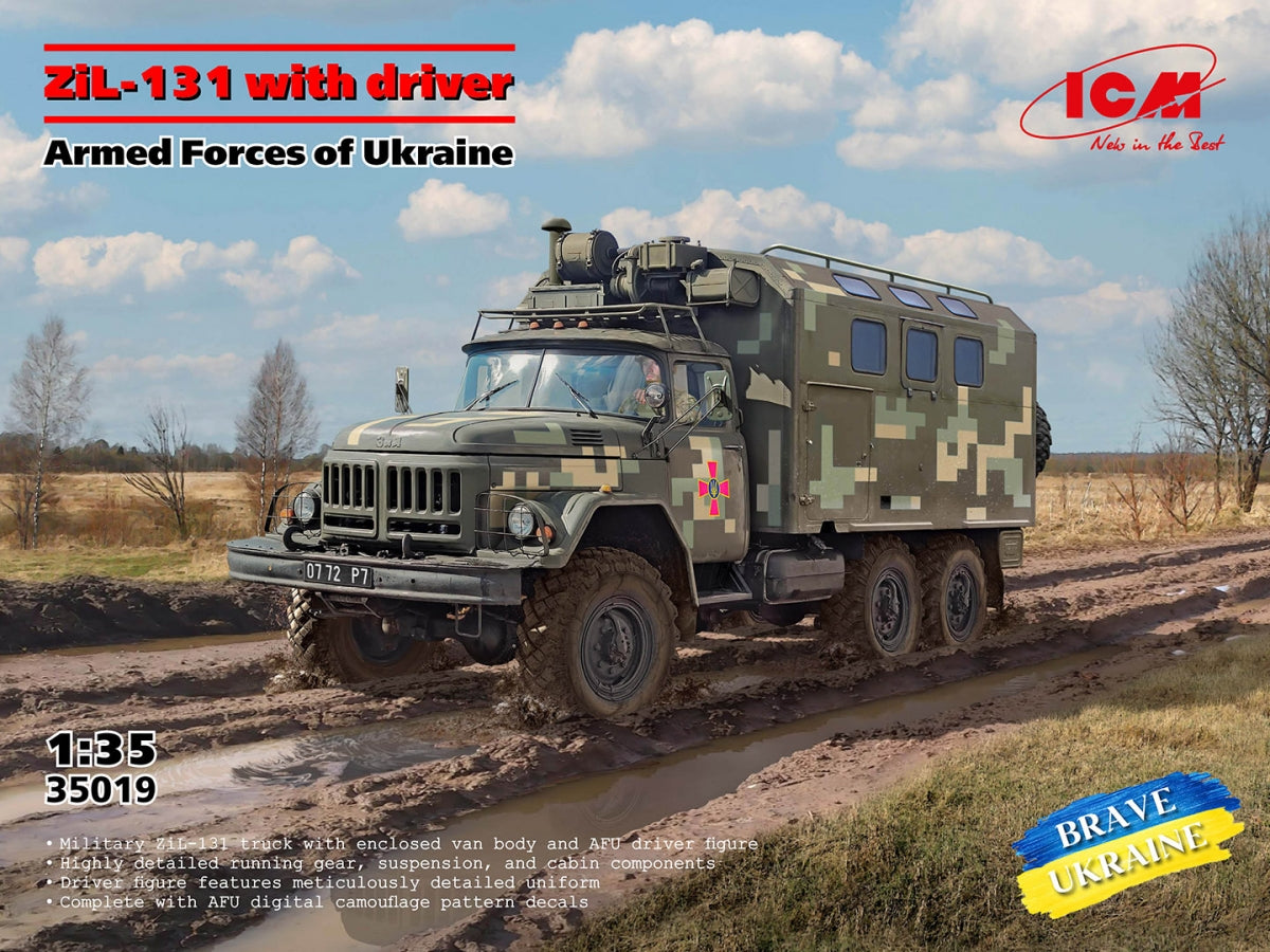 ICM 35019 ZIL-131 avec conducteur, Forces armées ukrainiennes, échelle 1/35 – imagen 2