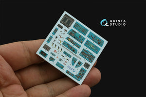 Intérieur imprimé en 3D et coloré sur papier décalcomanie Quinta Studio QDS-48505 MiG-31BM (Hobby Boss) (Petite version) 1/48 – Bild 5