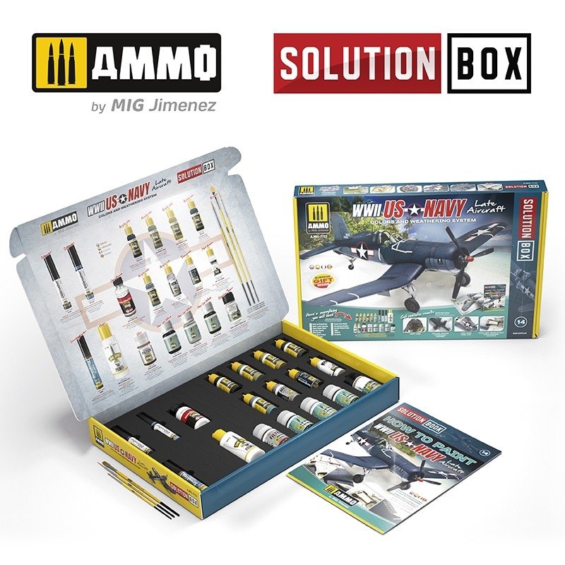 Munitions du Mig Jimenez 7723 de l&amp;#39;US Navy (Seconde Guerre mondiale) - Boîte de solutions – Bild 2