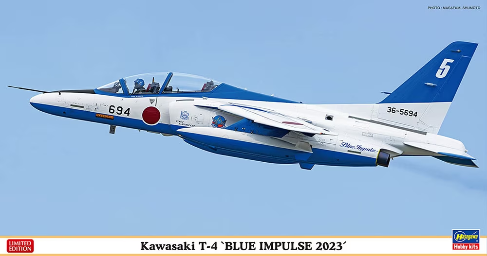 Hasegawa 07525 Kawasaki T-4 « Blue Impulse 2023 » 1/48