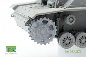 Kit de pignons T-Rex Studio TR35008-1 Stug III (version A tardive) pour DRAGON 1/35 – image 2