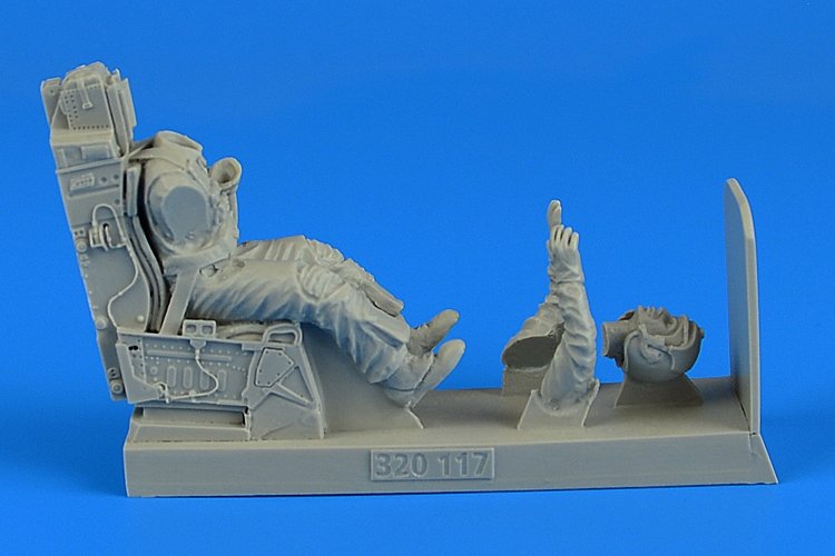 Aerobonus 320117 Pilote de chasse de l'USAF avec siège éjectable pour Revell/Tamiya 1/32