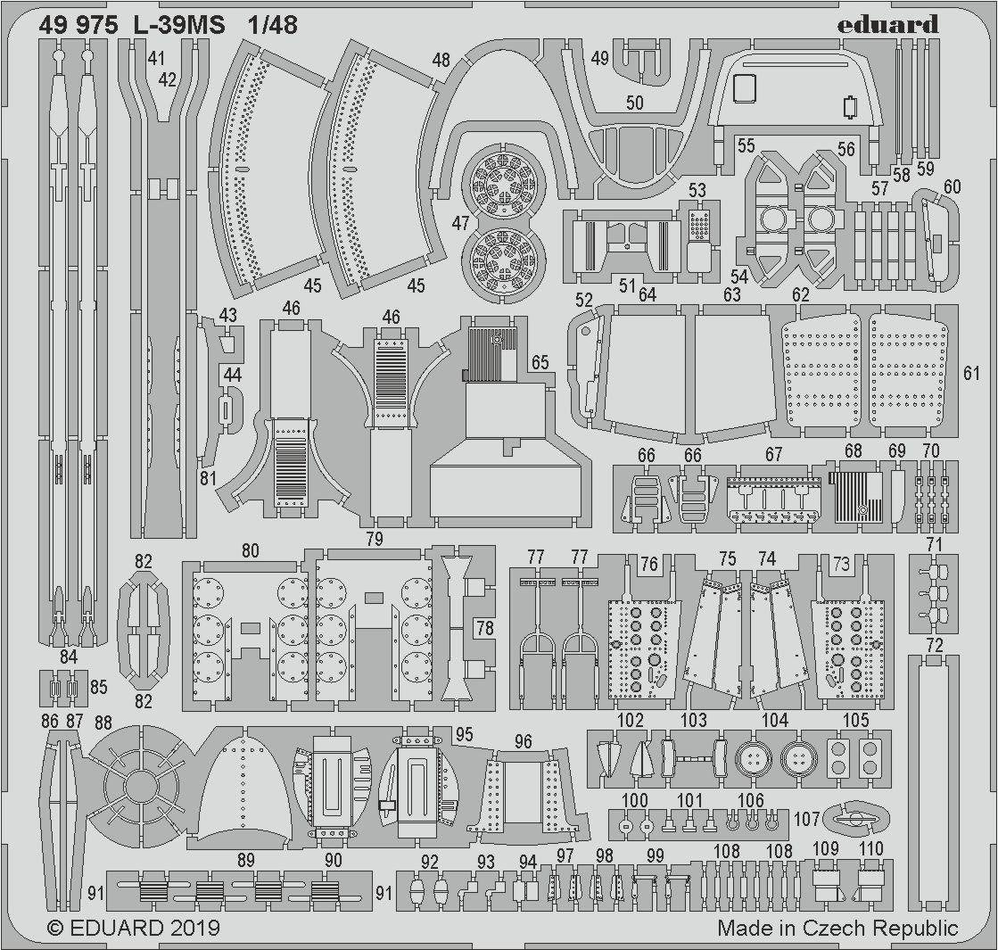 Eduard BIG49226 L-39MS TRUMPETER 1/48 – immagine 4