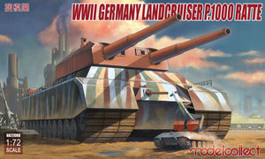 Modelcollect UA72088 Landcruiser allemand P.1000 de la Seconde Guerre mondiale (1/72)
