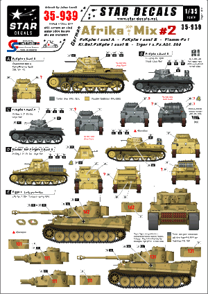 Star Decals 35-939 German Afrika Mix 2 1/35