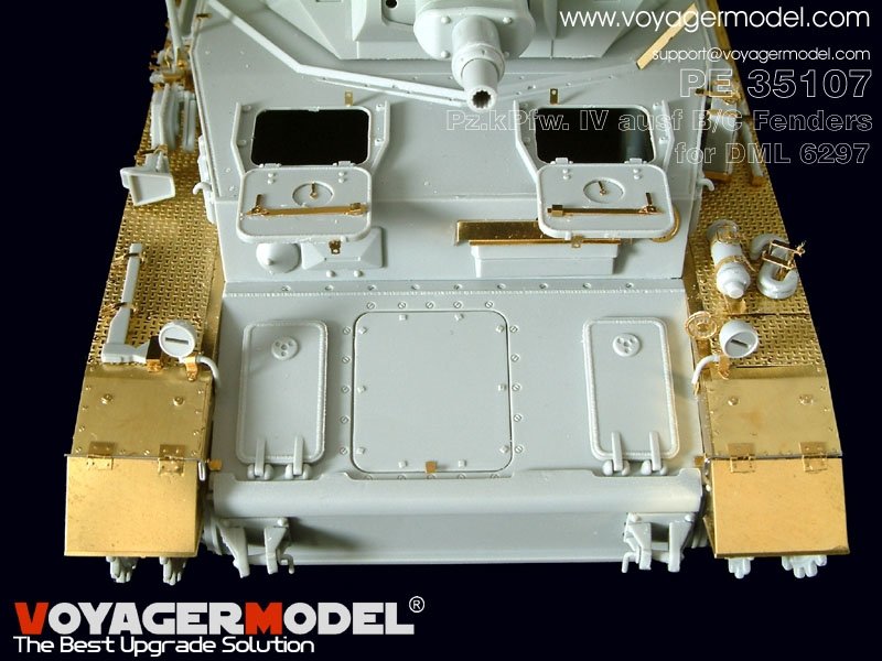 Modèle Voyager PE35107 Pz.kPfw. IV Ausf B/C (Pour DRAGON 6297) 1/35 – image 2
