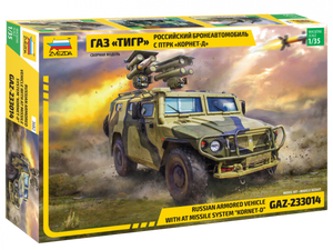 Zvezda 3682 GAZ avec système de missile AT Kornet D (1/35)