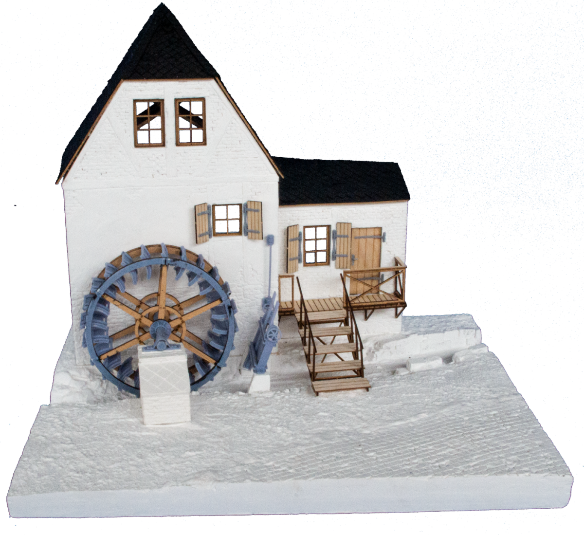 RT-Diorama 35024 Socle de diorama : Moulin à eau 1/35 – immagine 3