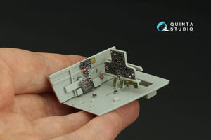Intérieur imprimé en 3D et coloré sur papier décalcomanie Quinta Studio QD32146 P-40B Warhawk (Trumpeter) 1/32  – image 9
