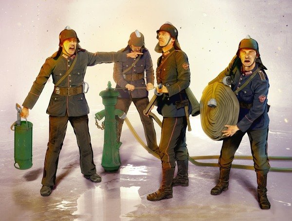 ICM 35632 Pompiers allemands de la Seconde Guerre mondiale (1/35)