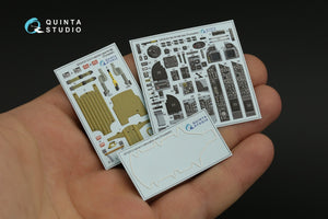 Intérieur imprimé en 3D et coloré sur papier décalcomanie Quinta Studio QD32194 AV-8B Harrier II tardif (Trumpeter) 1/32 – image 4
