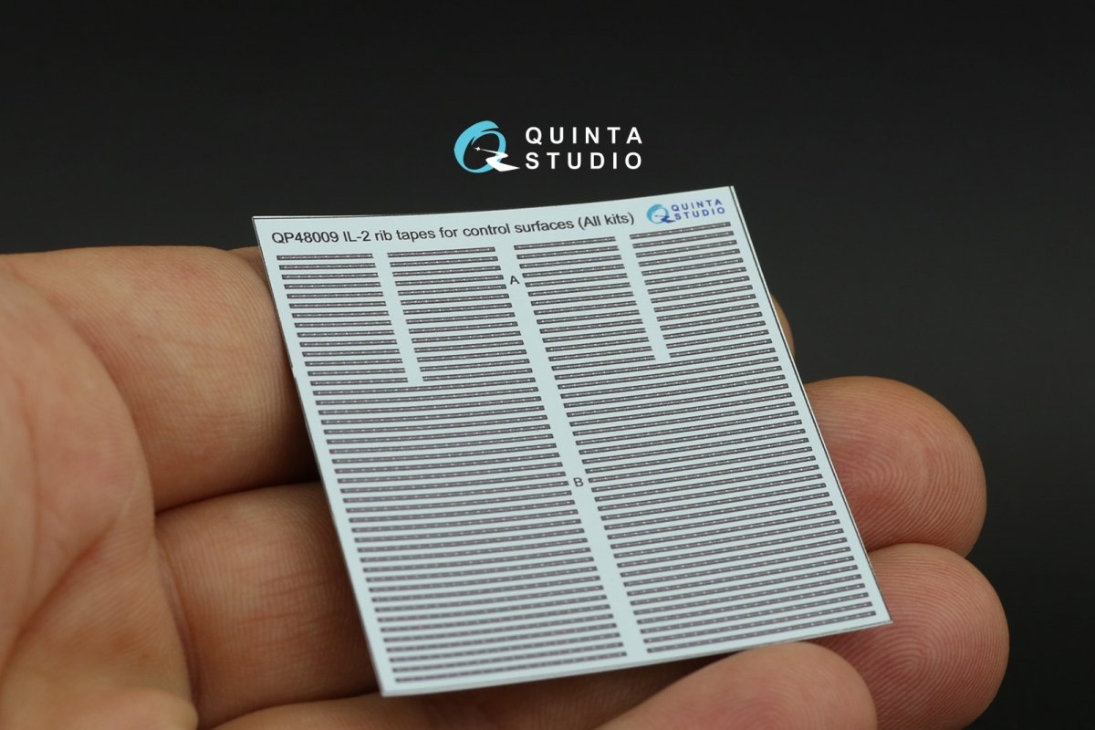 Bandes de renfort Quinta Studio QP48009 IL-2 pour gouvernes (Tous kits) 1/48 – image 4